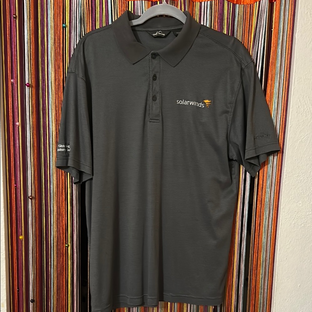 Solarwinds Gray Polo Shirt for Men